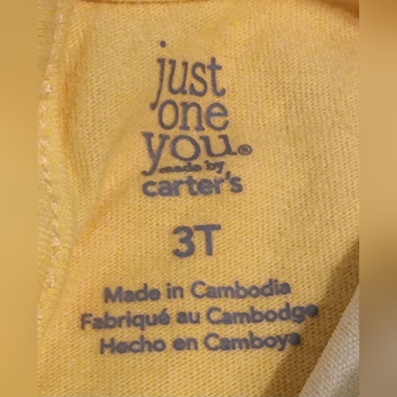 CARTER'S Girl's 2 Piece Outfit with Lemons - Size 3T - Picture 3 of 5